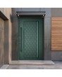 Green Luxury Textured Aluminium Pivot Door