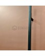 LIM M14 - aluminium front door with copper texture of milled metal