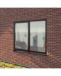 S68-D3 -  double aluminium window top hung and fixed