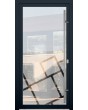 LIM Glass S14 - main frosted door with transparent decor