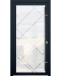LIM Glass S15 - quality frosted front door with transparent decor