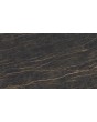 PIVOT V54 - aluminium pivot door covered with Noir Desir sintered quartz