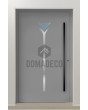 LIM Drink - minimalist modern aluminium front door