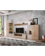 Cardiff  - entertainment wall unit with cabinets