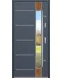 Fargo Fi06D - future inox - silver front door