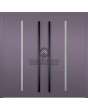 LIM Flet B double - aluminium double hinged front door with vertical glass