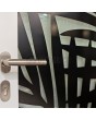 LIM G3 - Glass aluminium door with decorative panel