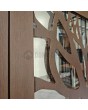 PIVOT G4 - Glass entry aluminum door with decorative panel