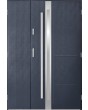 Sta Galileo Uno - stainless steel front door with one side panel