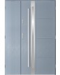 Sta Galileo Uno - stainless steel front door with one side panel