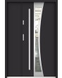 Sta Gemini Uno - metal entrance door with side panel
