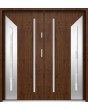Sta Gaspard Double - decorative steel double front door for villa entrance
