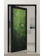 PIVOT FS1 - high-quality aluminium pivot door with fusing glass