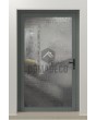 PIVOT FS3 - aluminium pivot door with fusing glass