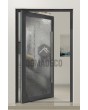 PIVOT FS3 - aluminium pivot door with fusing glass