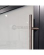 LIM GLASS double - double security fully glazed aluminum front door