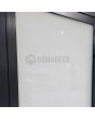 LIM GLASS double - double security fully glazed aluminum front door