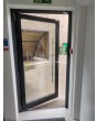 Fully glazed aluminum front door