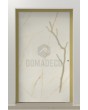 LIM Cristallo - aluminium hinged door covered with Cristallo sintered quartz
