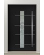 PIVOT Gryf-B - secure aluminium entry large pivot door with glass