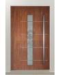 PIVOT Gryf-B - secure aluminium entry large pivot door with glass