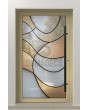 LIM SG3 -  Customizable Stained Glass external aluminium hinged door