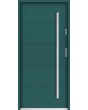 Sta Henson - contemporary steel front door with ribs
