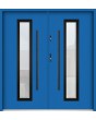 Sta Hevelius Double Noir - metal double door with black frame arround glass