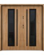 Sta Hevelius Double Noir - metal double door with black frame arround glass