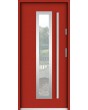 Sta Hevelius - contemporary steel door with security glass