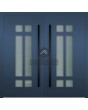LIM HEY II double -  custom aluminium double exterior door with two glass
