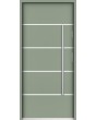Sta Hunt - minimalist steel front door for modern home
