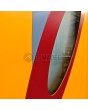 LIM INLAY  - Aluminium main door door with colourful ovals