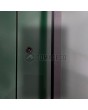 LIM Flet B double - aluminium double hinged front door with vertical glass
