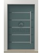 LIM Integra-inox - modern aluminium front door