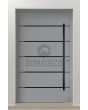 LIM Integra-inox - modern aluminium front door