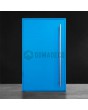 blue aluminium pivot entrance door