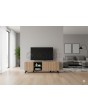 Lublana tv - TV cabinet with glass door