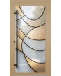 LIM SG3 -  Customizable Stained Glass external aluminium hinged door