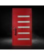 red aluminium prehung aluminium pivot door