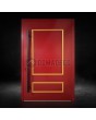 Red Classically styled traditional aluminium pivot door