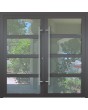 LIM C9 double -  double aluminium front door with four glass