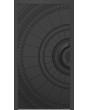 LIM V63 - aluminium hinged front door with milled pattern
