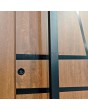 PIVOT W360 - modern aluminium pivot door with stripes