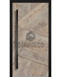 LIM WOODLINE 3 - aluminium entry door covered Fir Platinum wood imitation