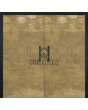 aluminium hinged double door with gold texture of milled metal