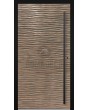 LIM M16 - aluminium hinged door with texture of milled metal