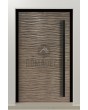 LIM M16 - aluminium hinged door with texture of milled metal