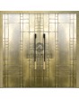 LIM M18 double - Aluminium front double entry door with texture of milled metal