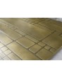 LIM M18 double - Aluminium front double entry door with texture of milled metal